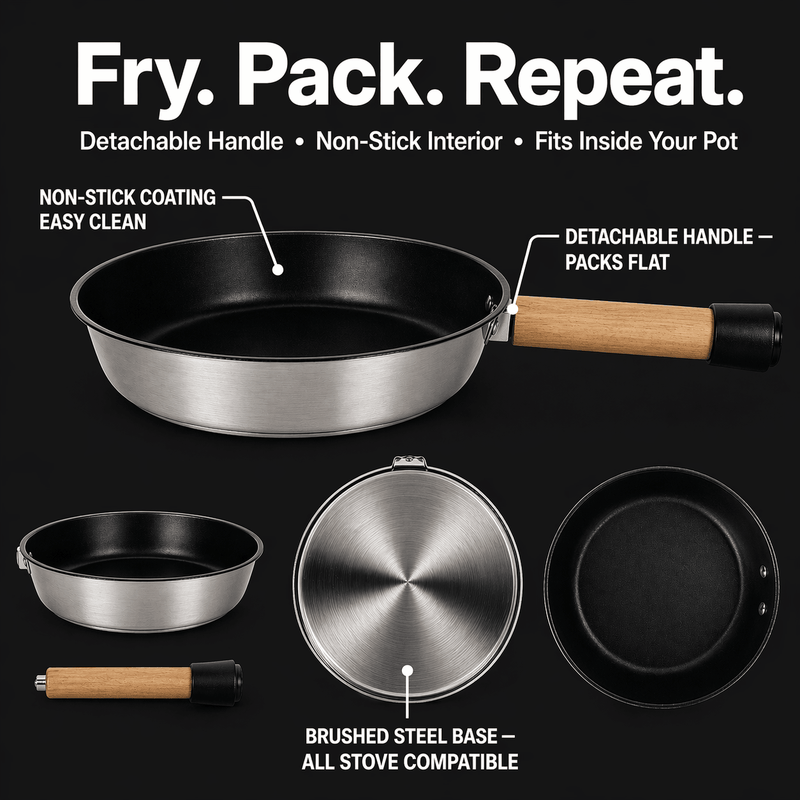 Sear, Fry, or Sauté On the Go