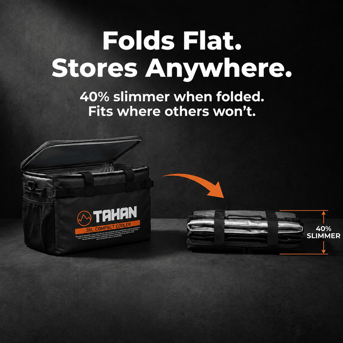 TAHAN 36L Compact Cooler - TAHAN Outdoor - COOTH036BK