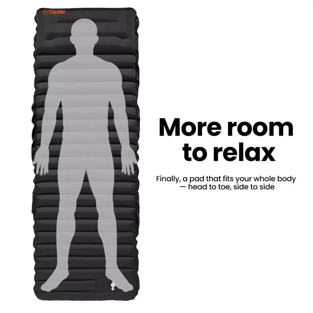 TAHAN Panthera Inflatable Sleeping Pad - TAHAN Worldwide - PADTH010BK