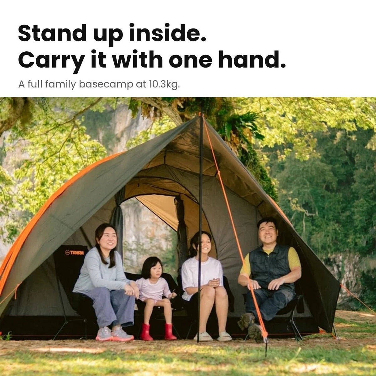 TAHAN Pavillion Shelter Tent - TAHAN Outdoor - TENTH435BK
