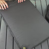 Rolling the GoSleep pillow down to palm size