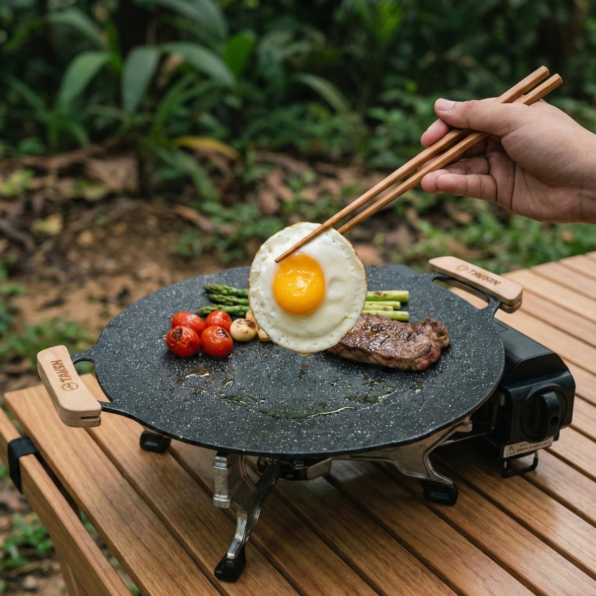 TAHAN 36cm Grill Pan - TAHAN Outdoor - PANTH036BK