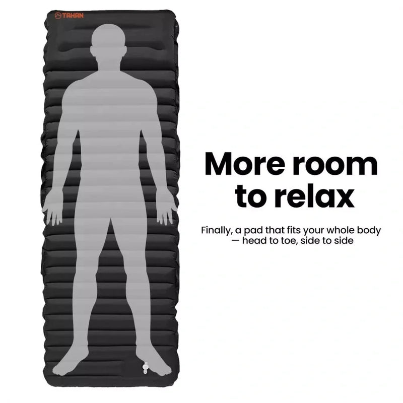 TAHAN Panthera Inflatable Sleeping Pad - TAHAN Worldwide - PADTH010BK