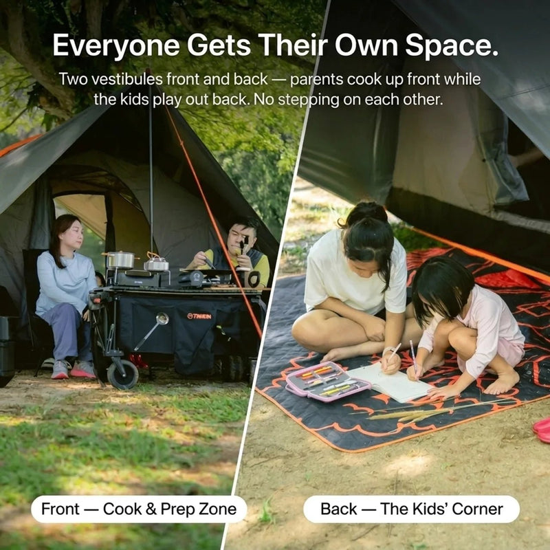 TAHAN Pavillion Shelter Tent - TAHAN Outdoor - TENTH435BK